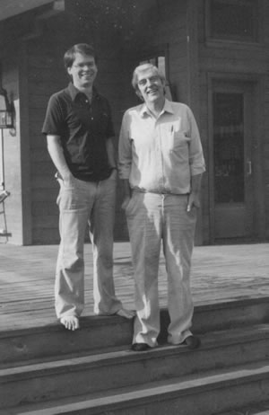 A young Dr. Gonzalez with his mentor... Dr. William D. Kelley