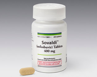 A course of treatment with Sovaldi costs $84,000 in the United States. Credit Gilead Sciences, via Associated Press 