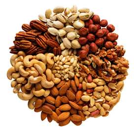 Nuts are a great source of magnesium.