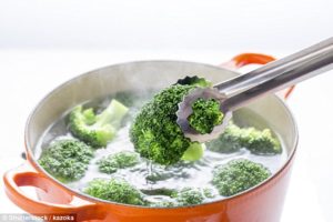 Boiling vegetables could be eradicating up to 50 per cent of the vegetable's nutrients, according to nutritionist Tracy Lesht